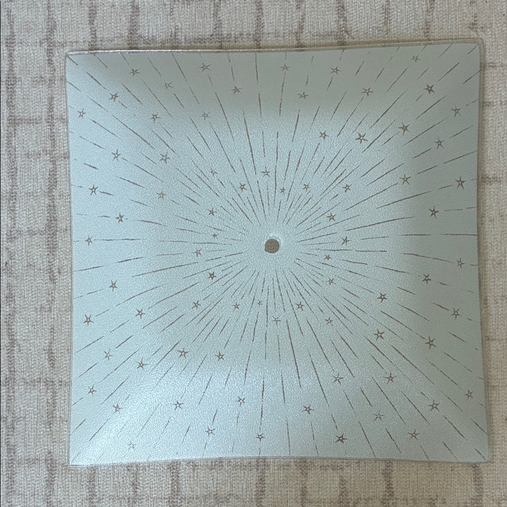 Mid-Century Modern 13.75” square Ceiling Fixture Shade